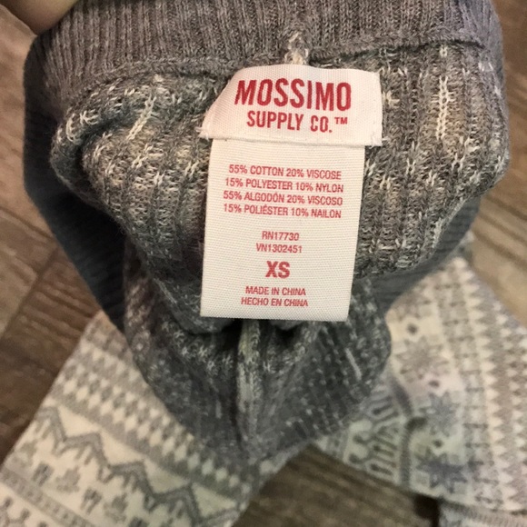 NWT X- SMALL MOSSIMO WINTER LEGGINGS - Picture 4 of 4